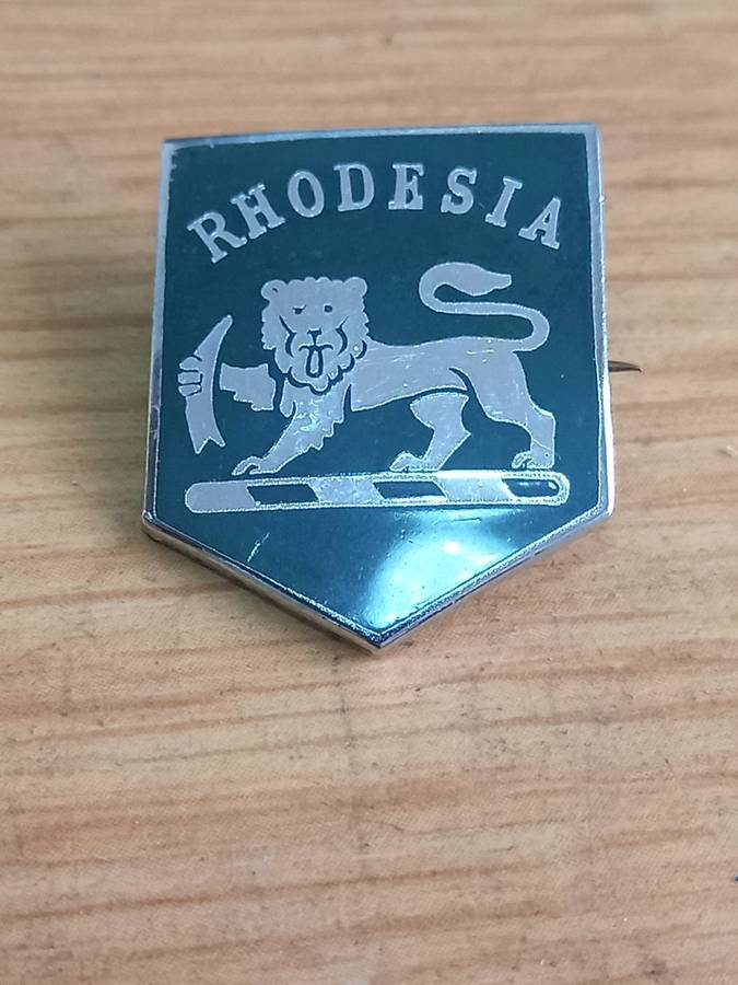 RHODESIA PIN BADGE ENAMELLED