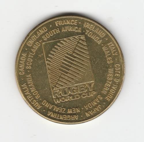 RUGBY WORLD CUP 1995 SOUTH AFRICA MEDALLION