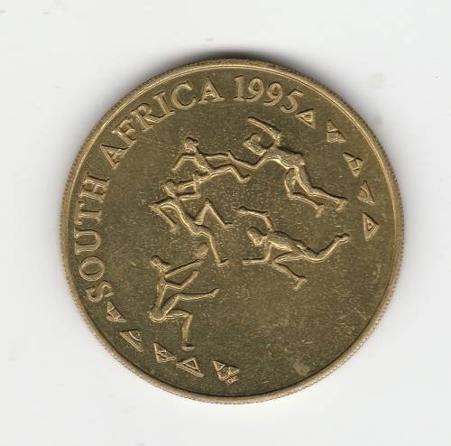 RUGBY WORLD CUP 1995 SOUTH AFRICA MEDALLION