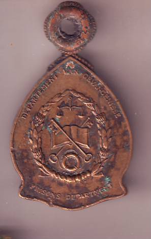 PRISONS DEPARTMENT FOR FAITHFUL SERVICE MEDAL K 65 S/K/O/ B E W I.S. ANDREWS