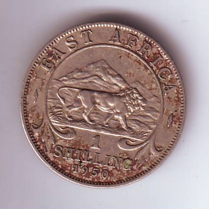 EAST AFRICA ONE SHILLING  1950