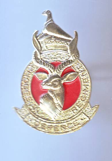 RHODESIA DEFENCE FORCE CAP BADGE