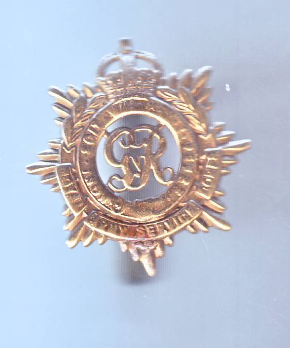 ROYAL ARMY SERVICE CORPS BADGE