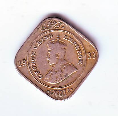 INDIA 2 ANNAS 1933