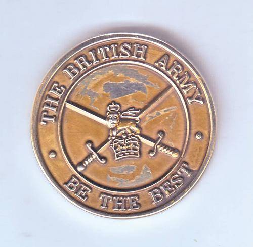 THE BRITISH ARMY - BE THE BEST - DEFENCE EXPORT - SERVICES ORGANISATION - MEDALLION