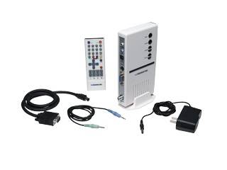 External LCD TV Converter / Tuner - Convert RF to VGA (incl UHF/VHF Scanner) & RCA to VGA