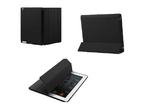 Ipad 2 / Ipad 3 Ultra-thin Leather Cover with foldable stand