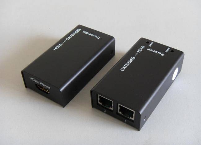 HDMI over CAT5e Balun / Extender - (30 Meter 1080p/50 Meter 720p-1080i) - HDCP 1.2, HDMI v1.3