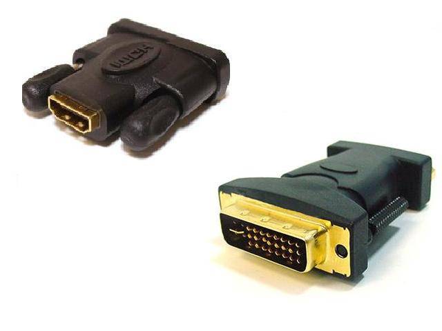 Female HDMI to DVI-D MALE Dual Link adapter (Gold Plated Connectors)