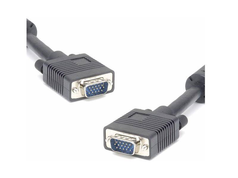 5 Meter VGA Cable / HD15 (High Shield with Ferrite Cores) Male to Male