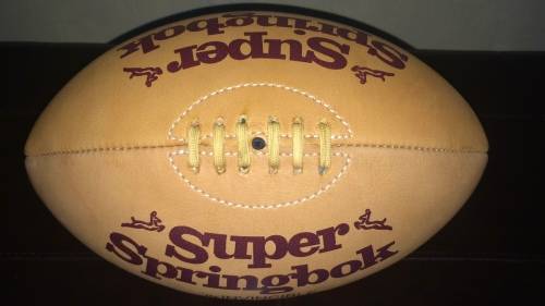 Leather Super Springbok Rugbyball Brand New!! WOW Xmas Gift!!!