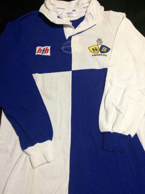 North vs South Rugby Jersey 1990 Kingspark no 4