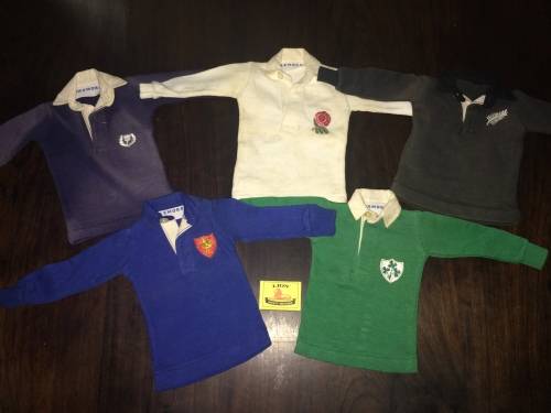Collection of International Maxmore Mini rugby Jerseys RARE!!!