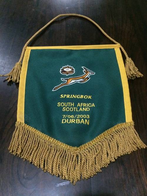 South Africa vs Scotland 07/06/2003 pennant!!