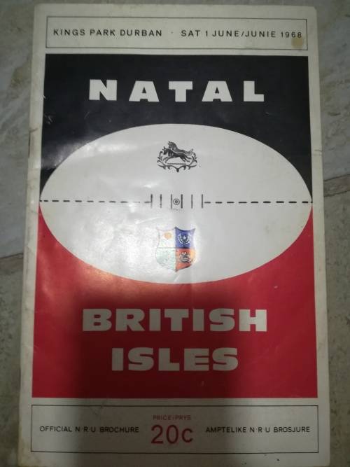 Natal vs British Lions 01 June 1968