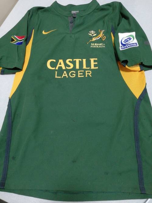 Springbok Sevens Jersey Australia De Maringney no 17