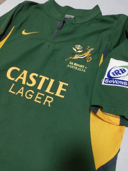 Springbok Sevens Jersey Australia De Maringney no 17