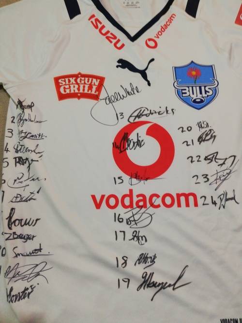 Bulls URC Final 2022 Signed Jersey no. 17!!