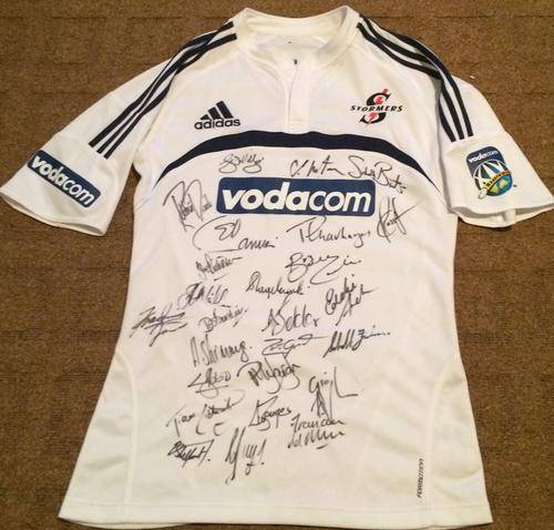 Stormers jersey of Schalk Brits signed by team
