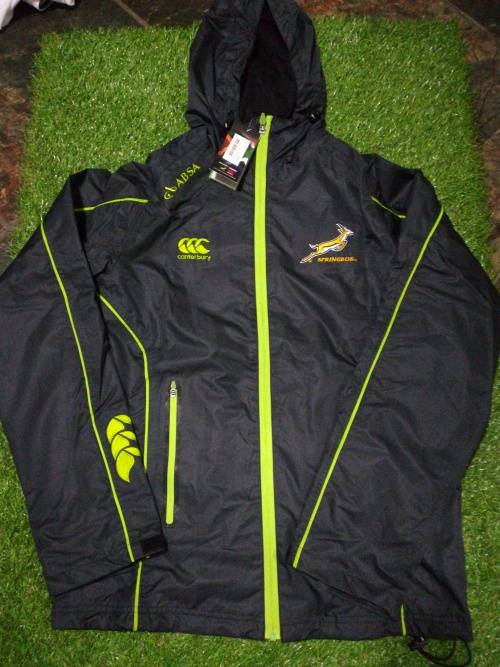 Springbok Players Full Zip Rain Jacket Size S