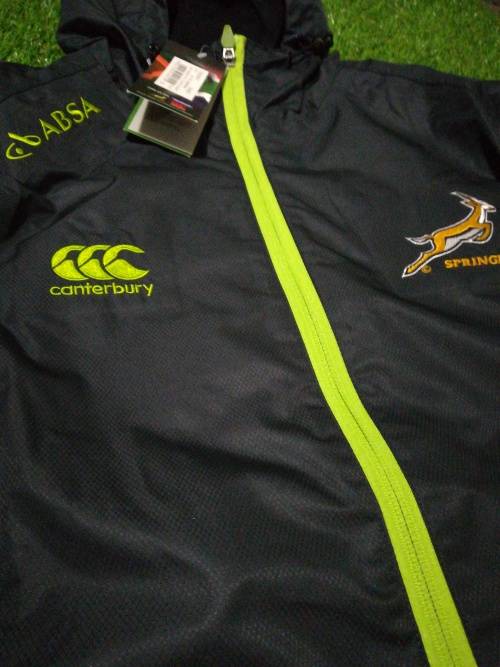 Springbok Players Full Zip Rain Jacket Size S