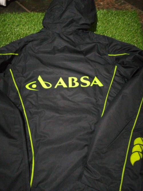 Springbok Players Full Zip Rain Jacket Size S