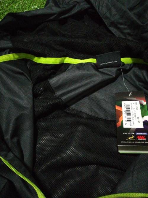 Springbok Players Full Zip Rain Jacket Size S