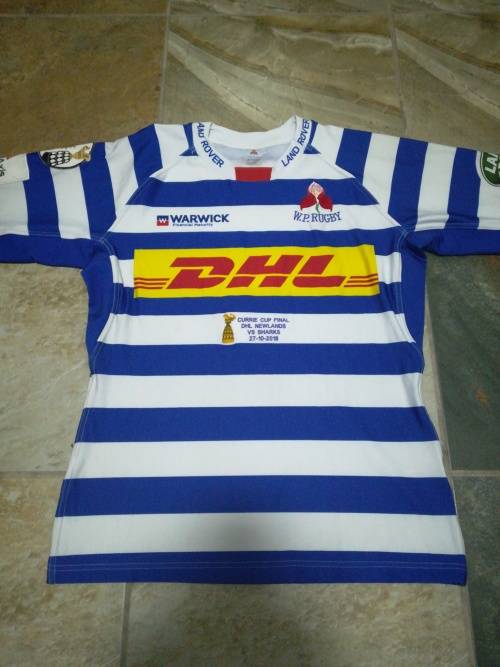 WP currie cup Final 2018 jersey no5 vs Sharks