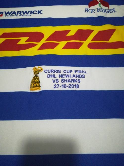 WP currie cup Final 2018 jersey no5 vs Sharks
