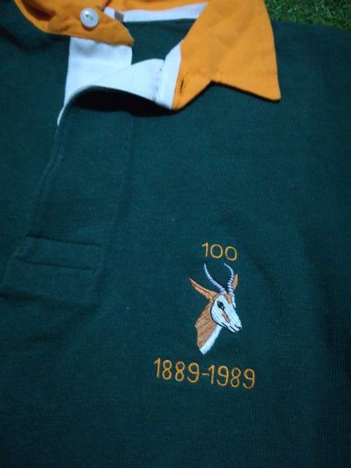 Springbok 100 year anniversary commemorative jersey size 42