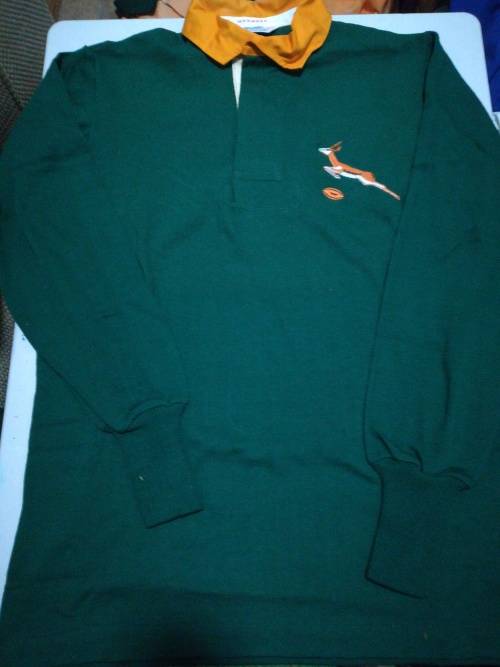 Springbok Rugby Jersey 1980's Players issue Very Rare!!! no number