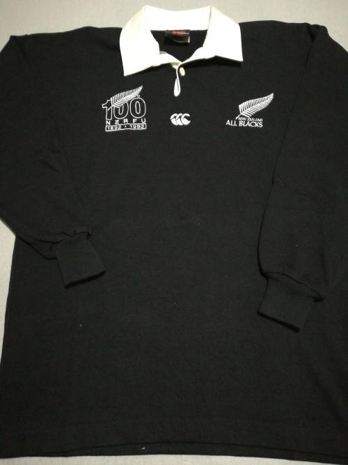 All Blacks 100 Year Anniversary Jersey Size 42 Rare!!