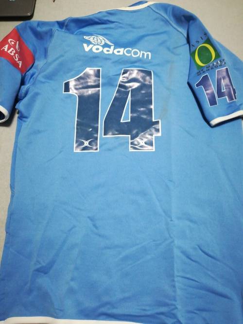 Bulls 2010 Currie Cup Jersey no 14