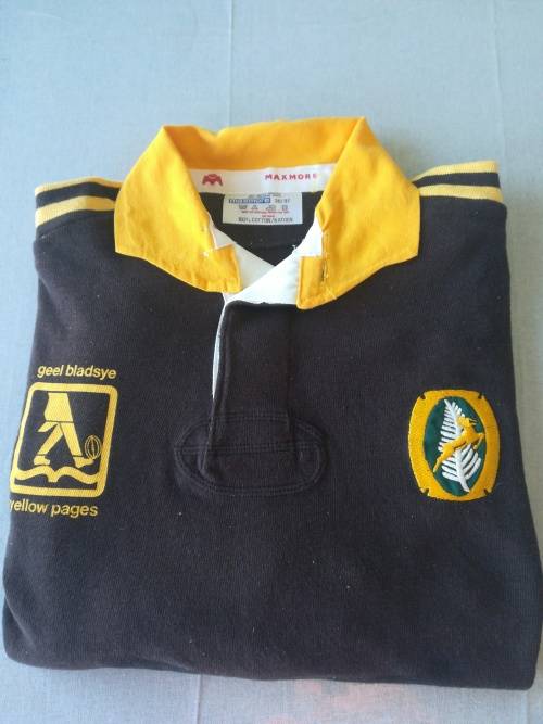 New Zealand Cavaliers Rugby Jersey can be reframed or displayed no number