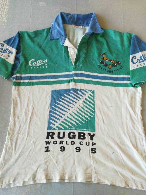 Springbok RWC 1995 Commemorative shirt Size S used