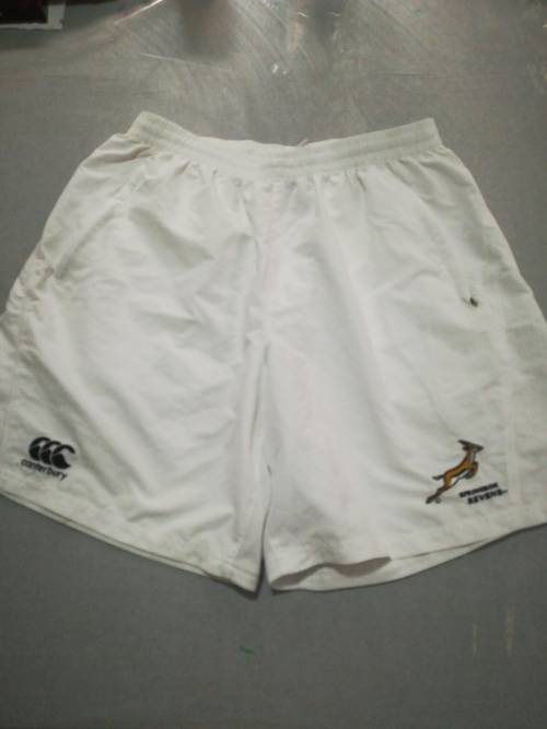 Springbok Sevens Players Lightweight Gymshorts Size XL Canterbury