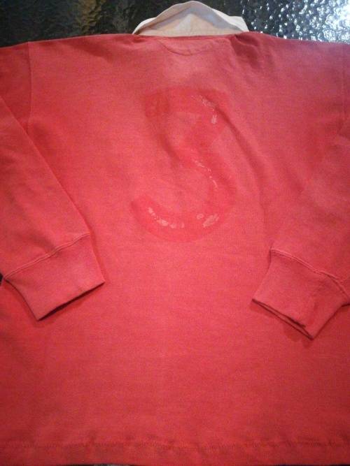 Wales Match Jersey number came off
