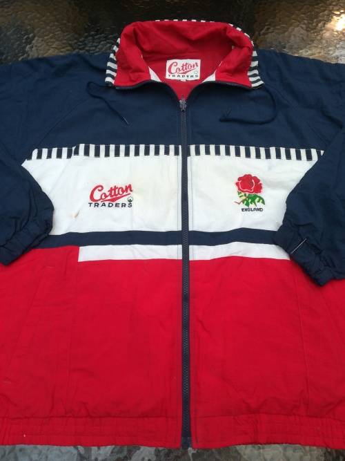 England Players Tracktop Size L Cotton Traders