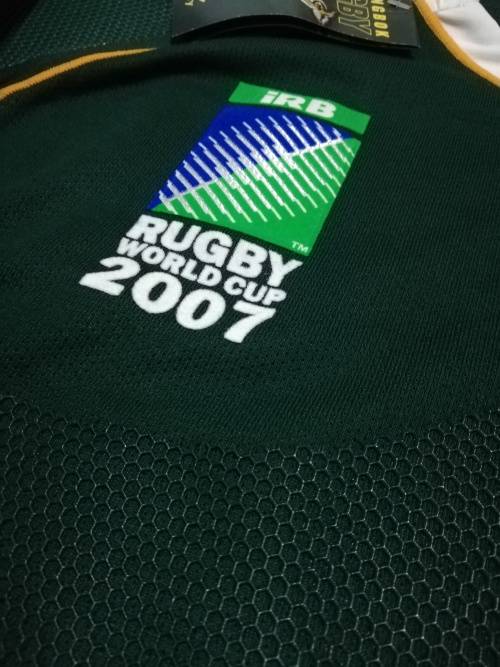 Springbok RWC 2007 Players issue jersey one long and short sleeve Size XXL Rare!!