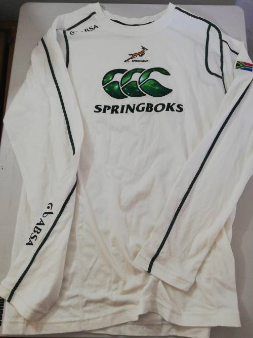 Springbok Players Lonsleeve Shirt Canterbury Size M
