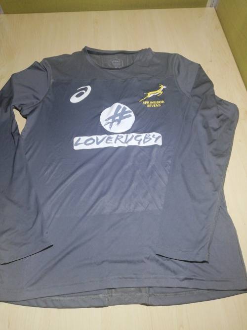 Springbok Sevens Technical Longsleeve Training Top Size M