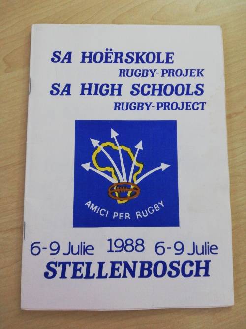 SA High Schools 6-9 July 1988 Programme