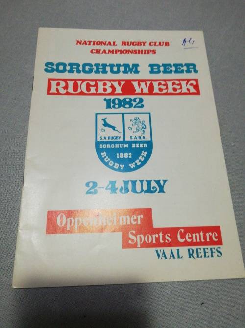 National Rugby Club Champs 1982