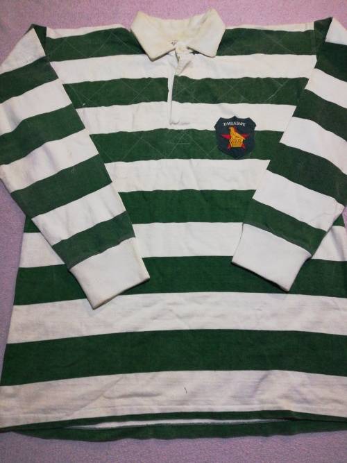 Zimbabwe Matchworn Jersey no 6 Rare!!