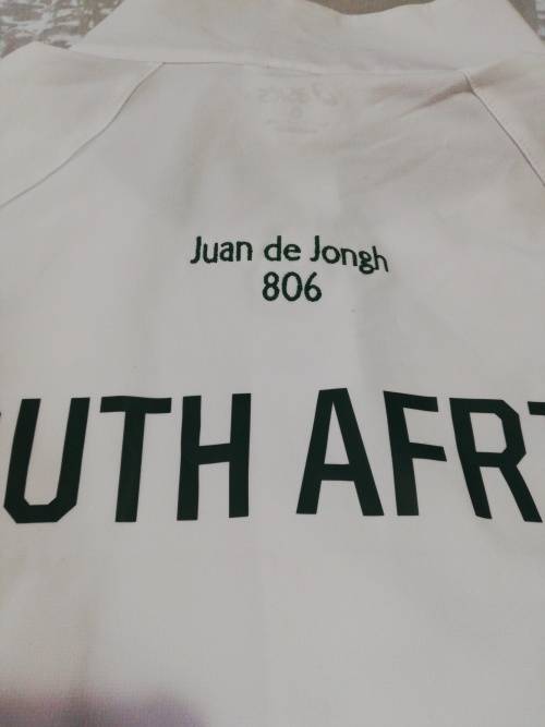 Springbok Stadium Jacket Size L Juan de Jongh