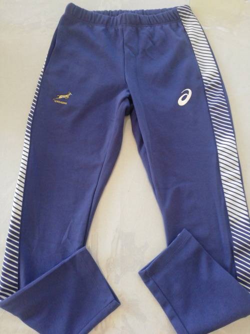 Springbok Fleece Travel Pants Indigo Blue Size L