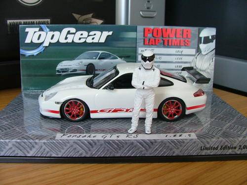 Porsche 911 GT3 RS from the Top Gear Series feat The " Stig " 1:43