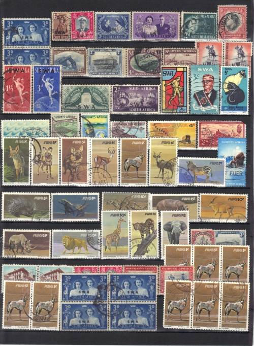 GOOD LOT OF S.W.A STAMPS