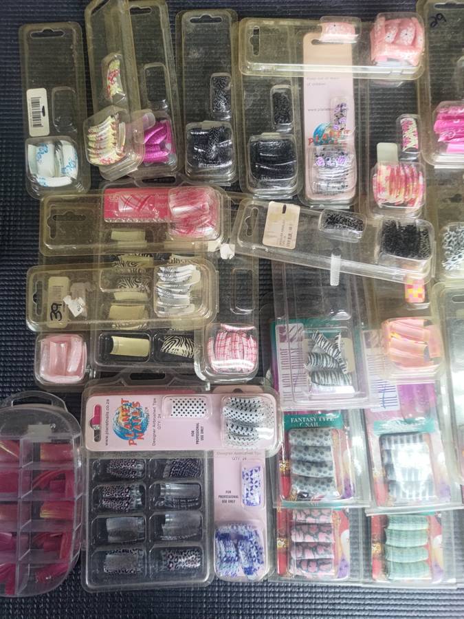 Box Full Of Nail Tips