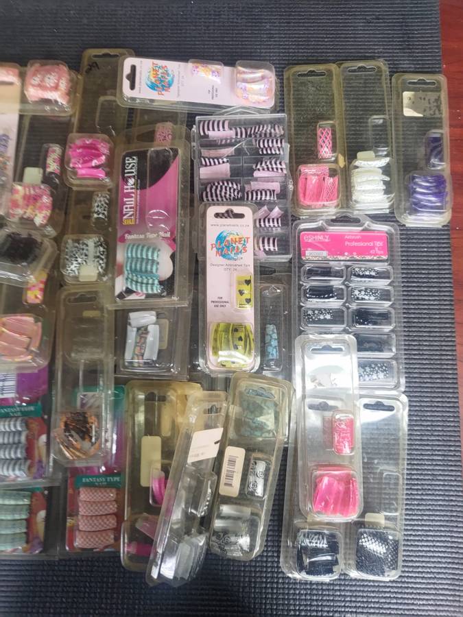 Box Full Of Nail Tips